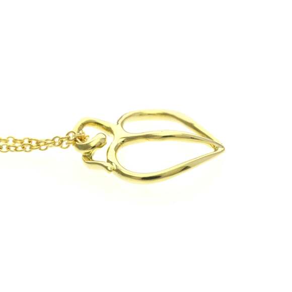 TIFFANY 18k Gold Heart Necklace